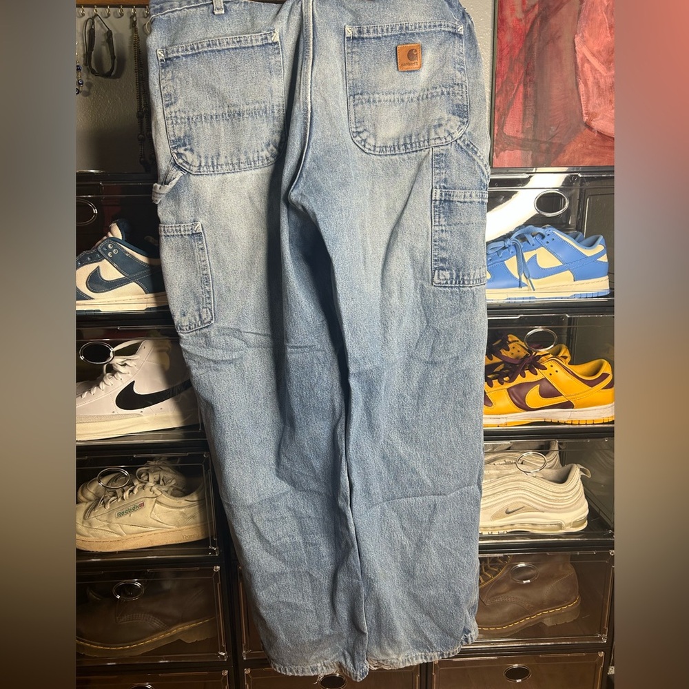 Men’s Vintage Carhartt distressed Jeans Mens Size 35x32